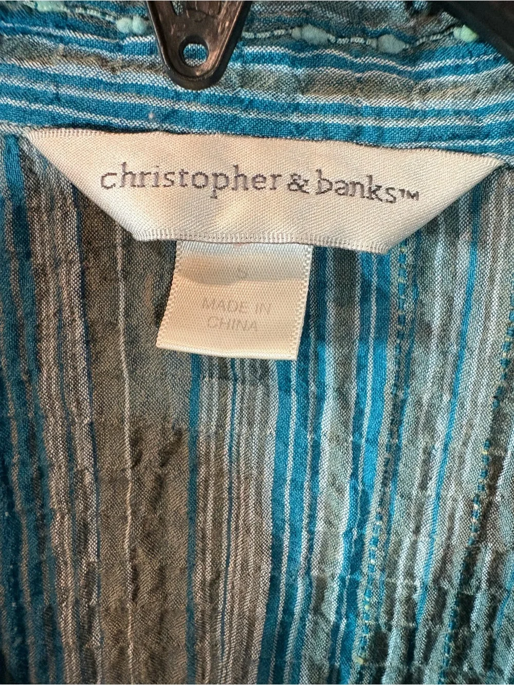 Christopher & Banks lightweight button
